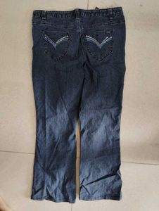 Women's Blue Wash Flare Jeans