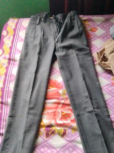 Men's Grey Formal Trousers