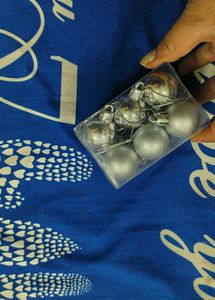 Silver Christmas Balls