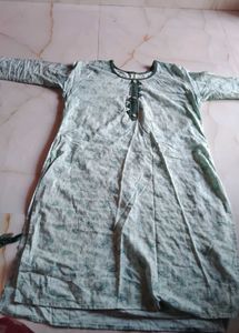 Elegant Paisley Print Kurta Set xxxl size
