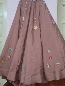 Embroidered Ethnic chaniya choli with Mirror Work