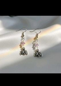 3 Boho Beaded Drop Earrings