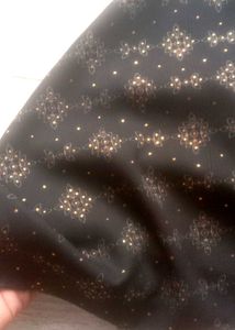 Designer Black Blouse with Back Tie-up