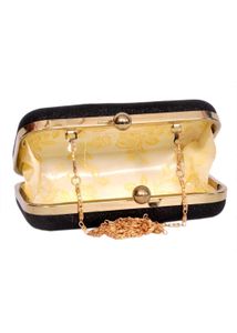 Sparkling Black Evening Clutch Bag