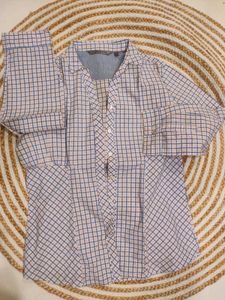 Annabelle Brand Gingham Button-Up Shirt