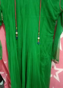 Beautiful Green Anarkali Gown