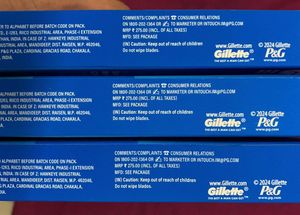 Gillette New Mach 3 Razor Pack of Two