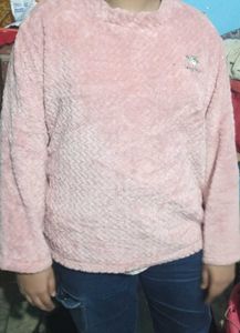 Pink Fuzzy Sweater