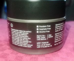 Quench Dirt Dissolving Cleansing Balm