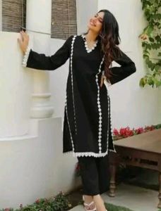 Elegant Black Kurta Set