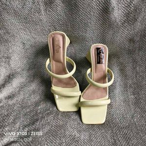 N. Chic Pastel Block Heel Mules