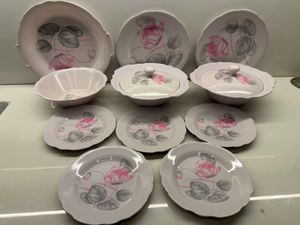 Elegant Melamine Dinnerware Set Microwave Safe