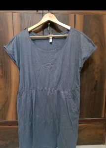 H&amp;M Zara Casual Grey T-Shirt Dress