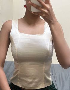 Elegant Sleeveless Satin Top - FREE SHIPPING!!