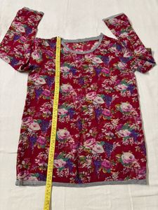 Floral Print Long Sleeve Top