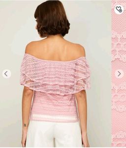 Off shoulder Lace Top