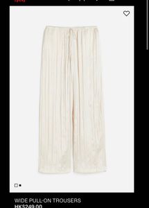 H&amp;M pull on wide trousers