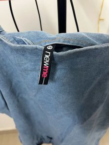 Denim Puff Sleeve Dress