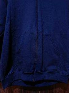 Navy Blue Fleece Zip-Up Hoodie