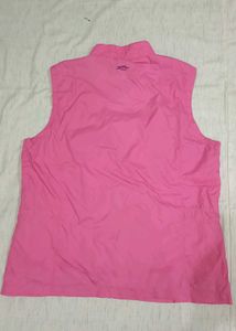 Pink Sleeveless Jacket