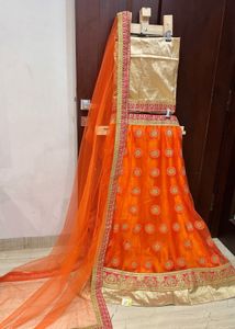 Brand New Net Lehenga Choli Set