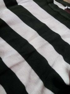 Chic Striped Long Sleeve Top