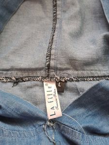 Denim Hoodie Tunic - New with Tags!