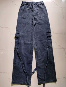 Grey Cargo Pants