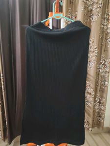 Sleek Black Ribbed Sleeveless Top