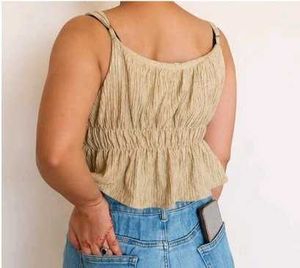 Smocked Ruffle Tank Top