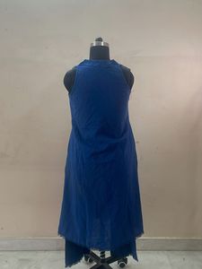 Blue Cotton Kurta Set