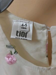 Cute Embroidered Dress 4-5years