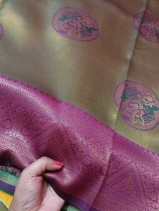 real zari work silk saree