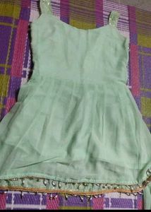 Sparkling Mint Green Kurta Set with Dupatta