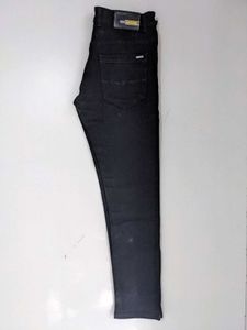 Men's Black Slim Fit Jeans (32)