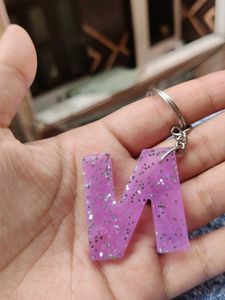 Custom Letter 'N' Keychain