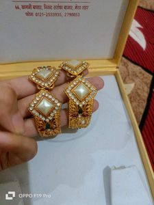 6 Kundan  Hand Chann & Earrings