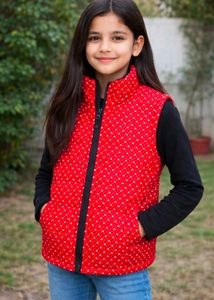 Red Puffer Vest