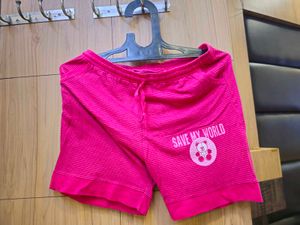 Pink Sleeveless Top &amp; Shorts Set