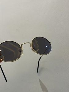 Round Gold Frame Sunglasses