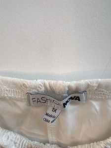 Chic White Broderie Anglaise Dress