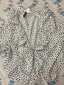 Chic Ruffle Floral Blouse