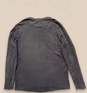 Men's Charcoal Long Sleeve T-Shirt