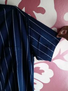 Navy Blue Half Sleeve Short For Men