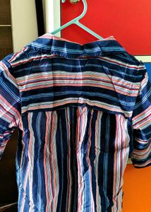 Saint-clair Blue Strip Shirt