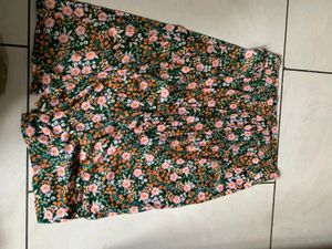 Colourful Cotton Skirt Size 16, Tu Woman Brand UK