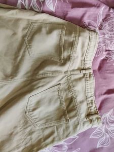 Stylish Beige Wide Leg Pants