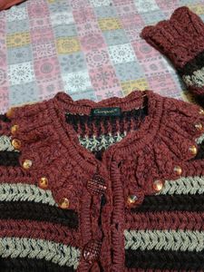 Striped Knit Cardigan