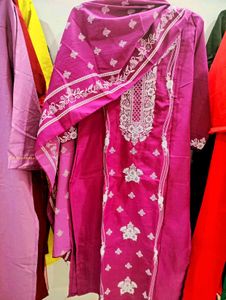 kurti set with dupatta and pant