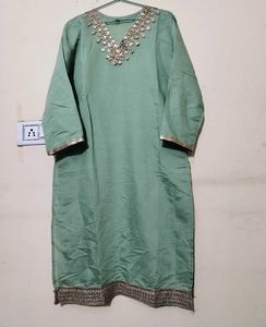 Elegant sea  Green Kurta
